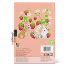 NEW! Tiger Tribe Lockable Diary Berry Bunny