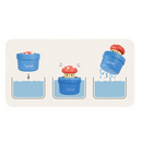 NEW! Tiger Tribe Bath Pop Up Mushroom