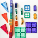 Learn and Grow Magnetic Tiles – Base Pack (64 Piece)