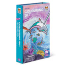 NEW! Tiger Tribe Shimmer Colouring Set – Sea Life