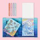 NEW! Tiger Tribe Shimmer Colouring Set – Sea Life