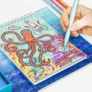 NEW! Tiger Tribe Shimmer Colouring Set – Sea Life