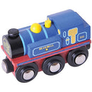 Bigjigs Bluebell Engin part of the wooden train collection at Pret-À-Play.