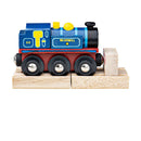 Bigjigs Bluebell Engin part of the wooden train collection at Pret-À-Play.