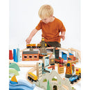 Shop the Tender Leaf Wooden Mountain View Train Set part of the Tender Leaf  Collection at Pret-À-Play.