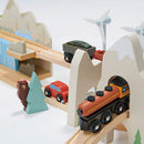 Shop the Tender Leaf Wooden Mountain View Train Set part of the Tender Leaf  Collection at Pret-À-Play.