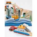 Shop the Tender Leaf Wooden Mountain View Train Set part of the Tender Leaf  Collection at Pret-À-Play.