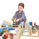 Shop the Tender Leaf Wooden Mountain View Train Set part of the Tender Leaf  Collection at Pret-À-Play.