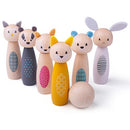 Bigjigs FSC Wooden Woodland Animal Skittles